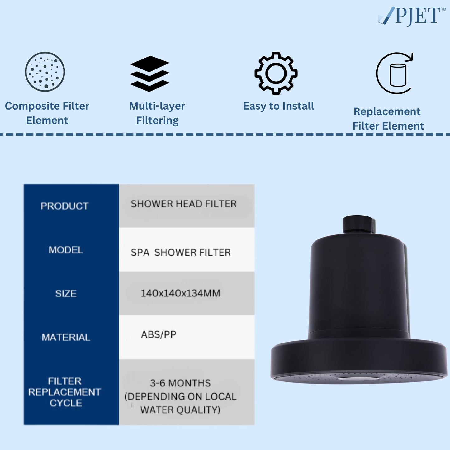 Spa Flow | Spa Rain Filtered Shower Head